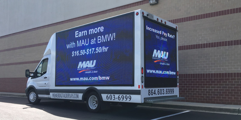 Mobile Billboards, Charlotte, North Carolina